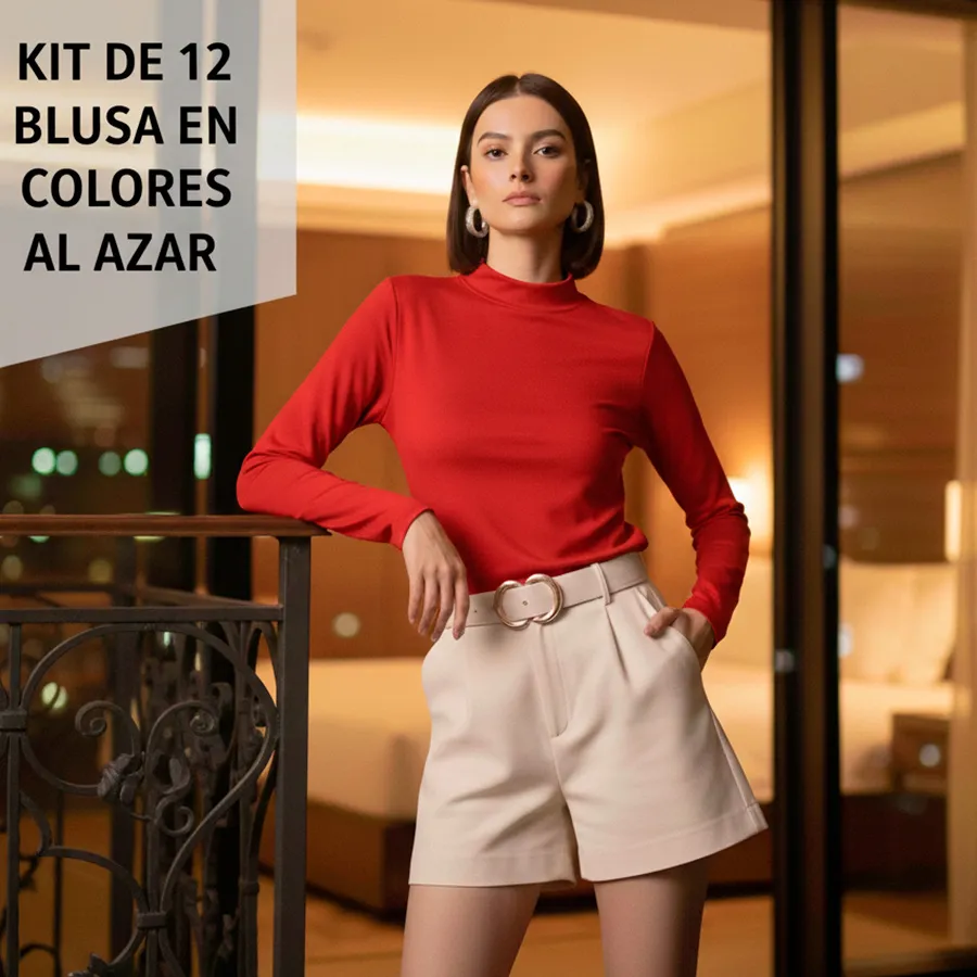 POLO-UNI-N KIT DE 12 BLUSAS 8043